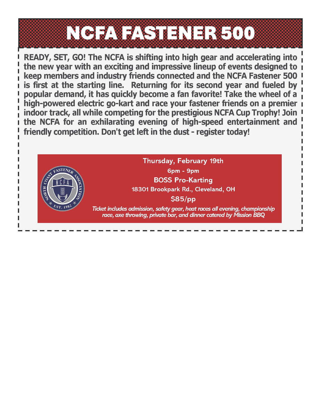 NCFA FASTENER 500